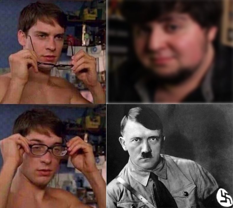 Тоби Магуайр в очках