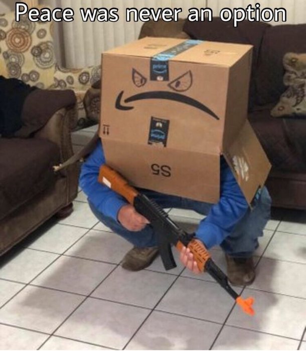 Прикол с коробками