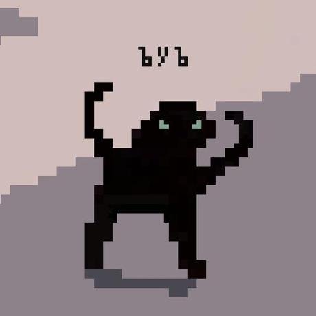 Кот из пикселей