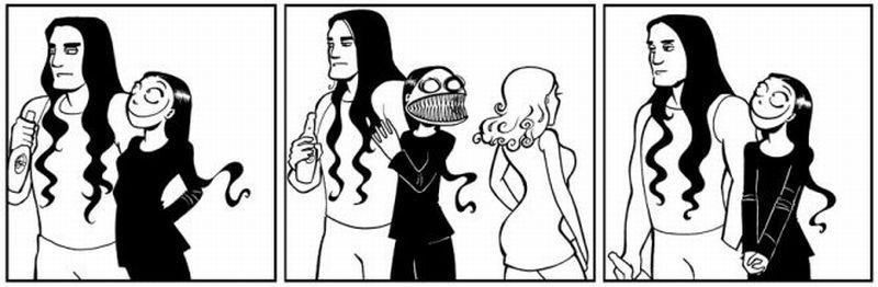 Девушка гот