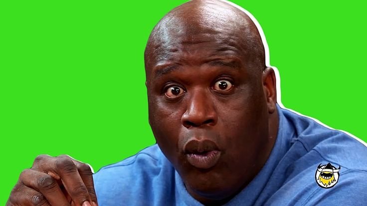 Негр на зеленом фоне