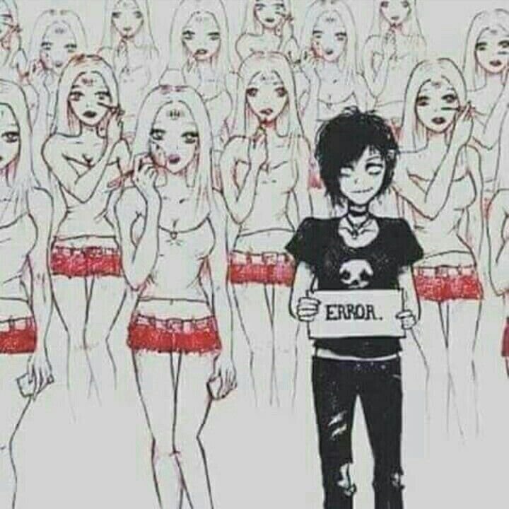 Эмо стиль рисования