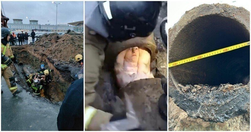 Человек в трубе