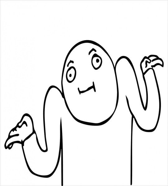 Мем пожал плечами