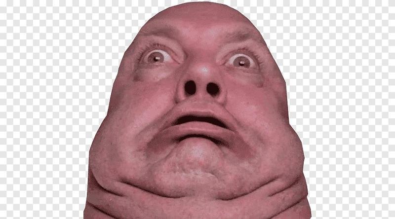 Чел с мощным подбородком Мем