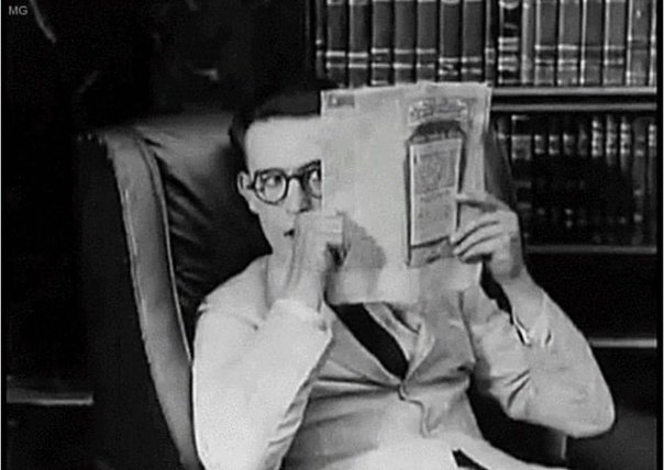 Гифка умный человек