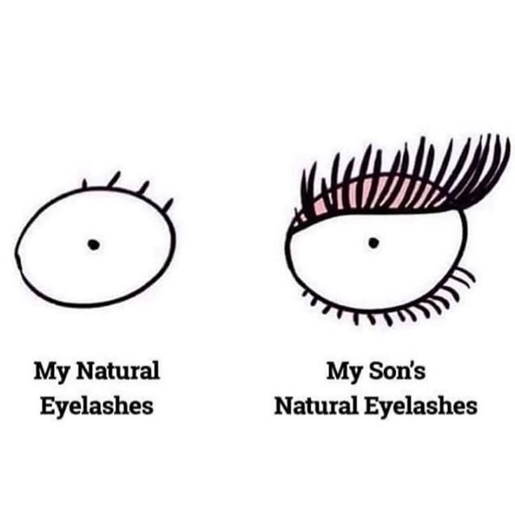 Смешные ресницы