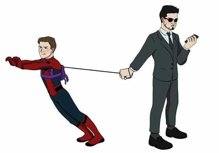 Тони Старк и Питер Паркер