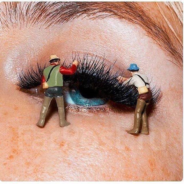 Необычные ресницы