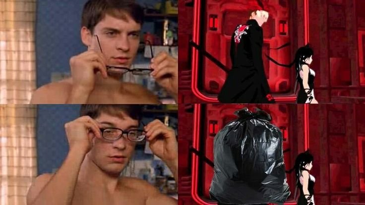 Тоби Магуайр человек паук в очках