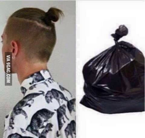 Топ кнот мусорный пакет