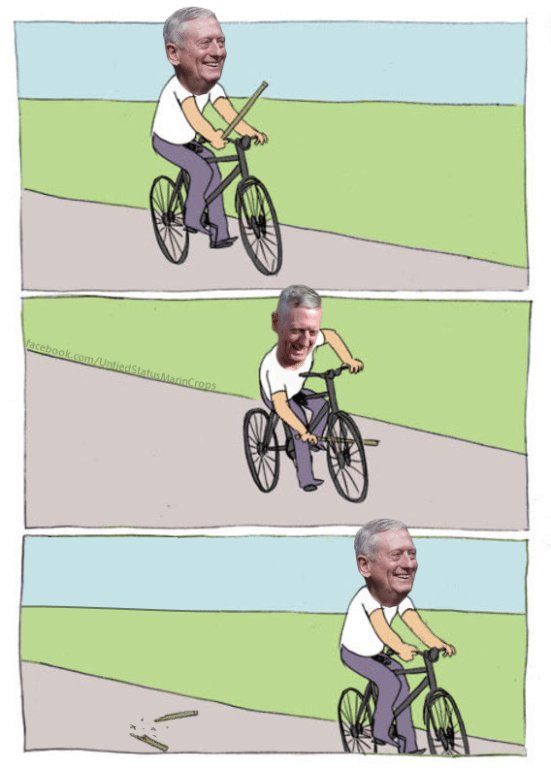 Человек на велосипеде палка