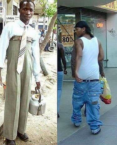 Натянутые штаны