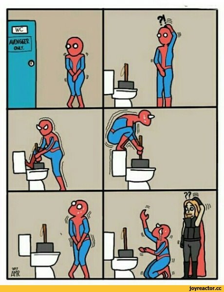 Человек паук юмор