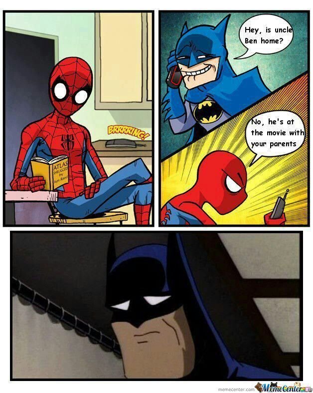 Человек паук прикол