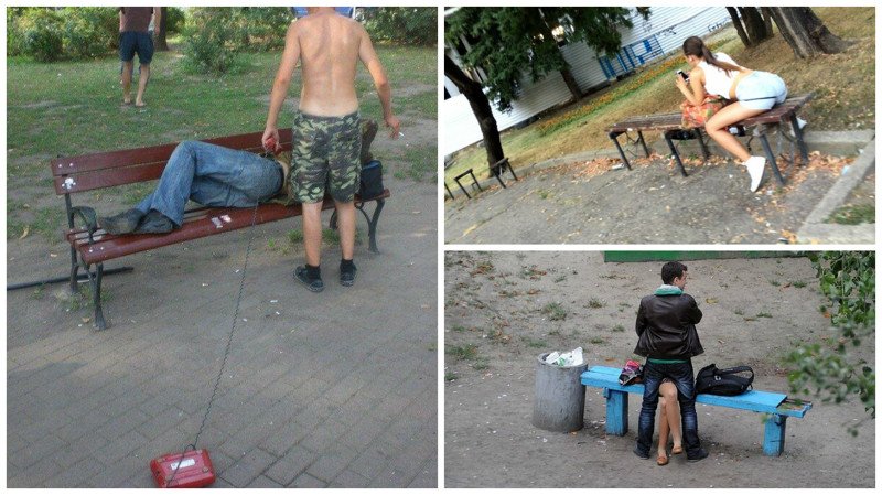 Прикольные лавочки