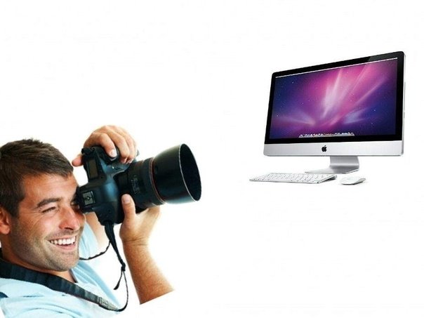 Фотографирует монитор