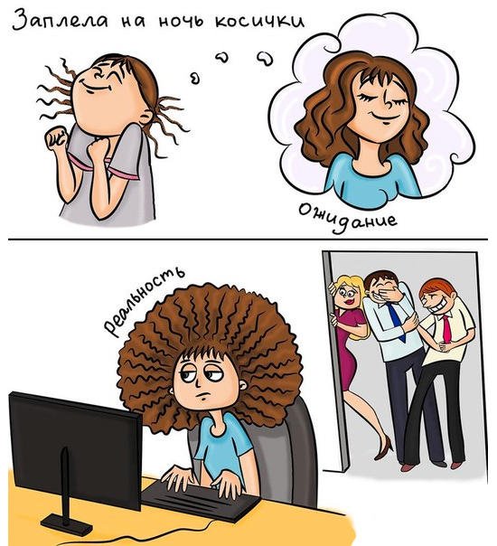 Приколы про волосы