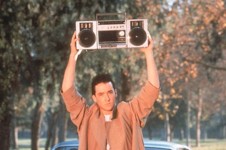 Джон Кьюсак с магнитофоном