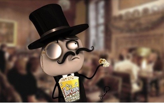 Интеллигент с моноклем