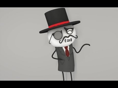 Человек с моноклем Мем