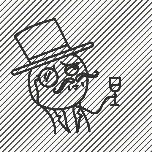 Монокль значок