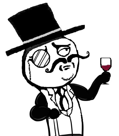 Интеллигент с вином