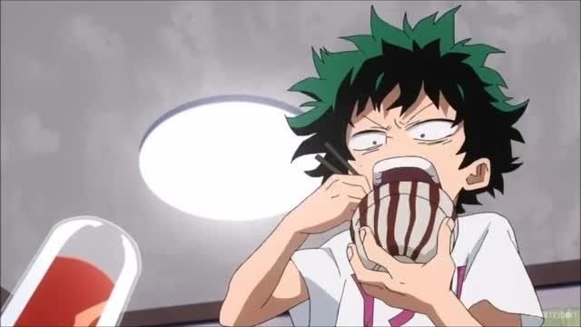 Аниме моя геройская Академия Мидория