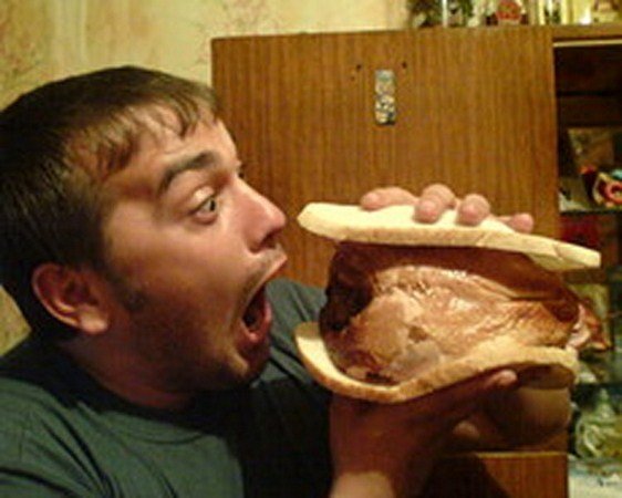 Жирный бутерброд