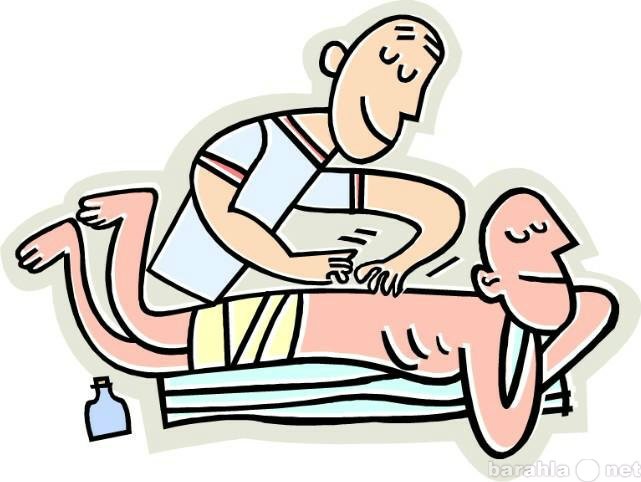 Массажист иллюстрация