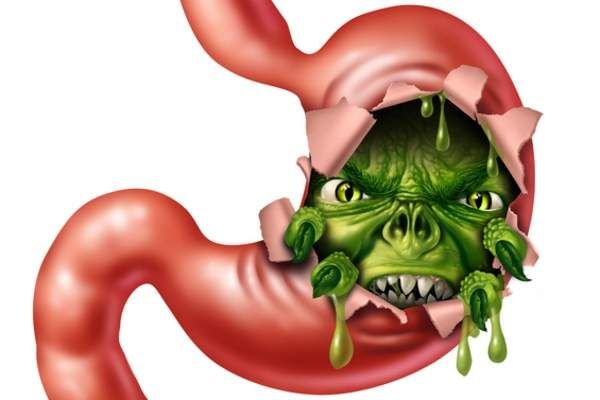 Желудок мультяшный