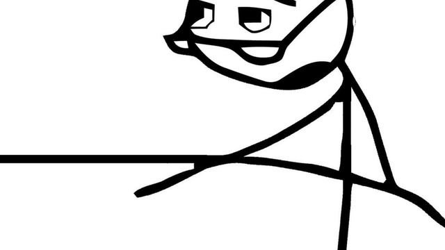 Нарисованный человек в очках