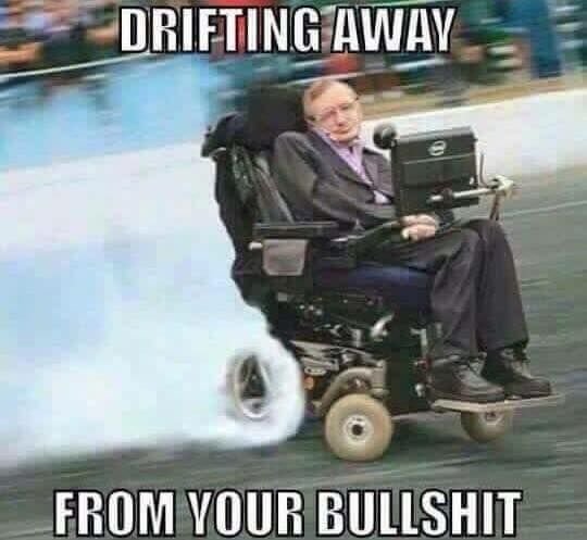 Стивен Хокинг дрифт