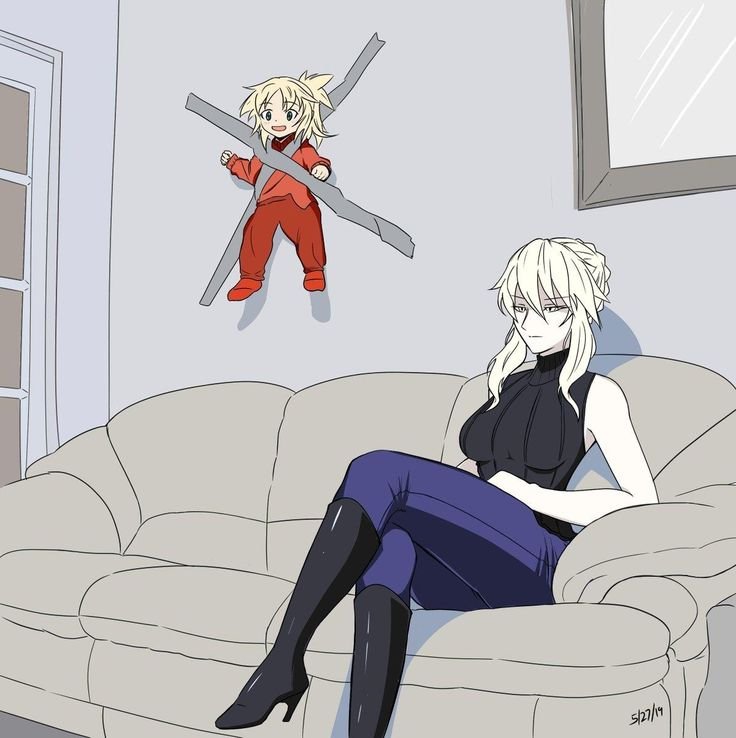 Мем аниме Fate