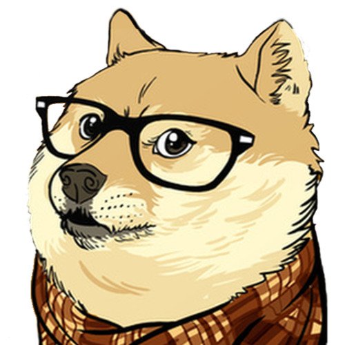 Собака в очках