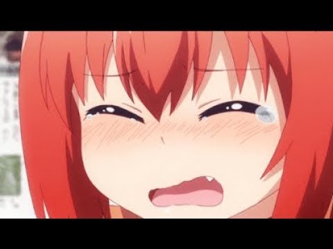 Аниме девушка кричит