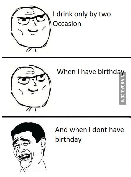 Смешные мемы с днем рождения
