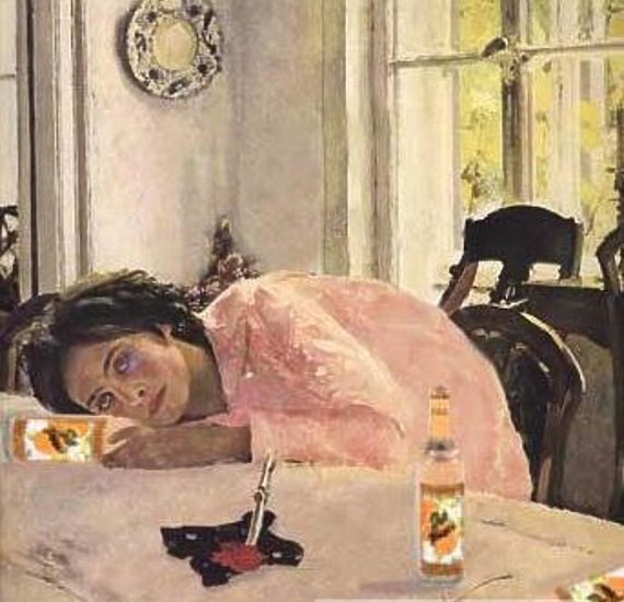 Девочка с персиками прикол