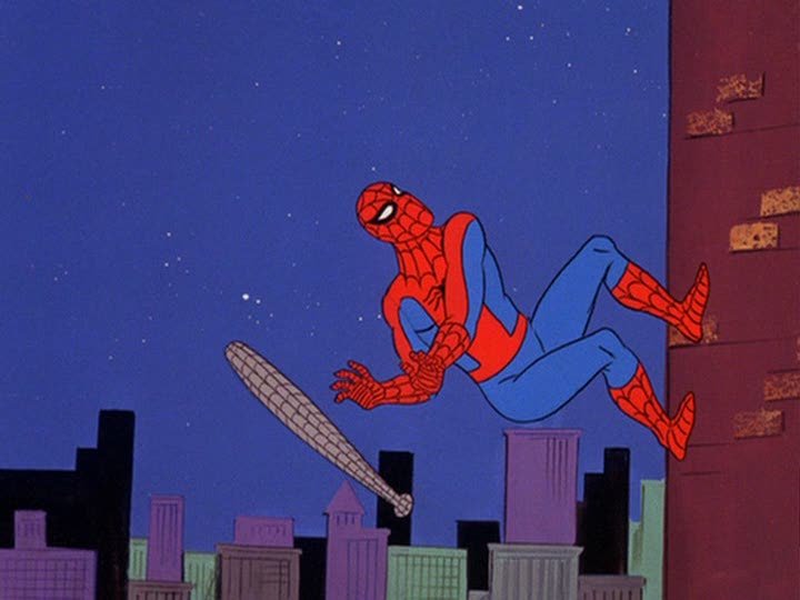 Человек паук gif