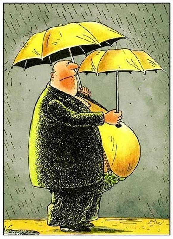 Смешные зонтики