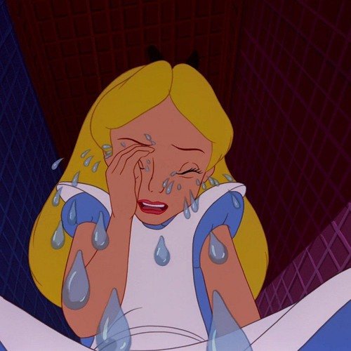 Плачущие герои мультфильмов