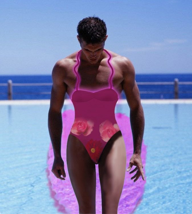 Мужской сплошной купальник