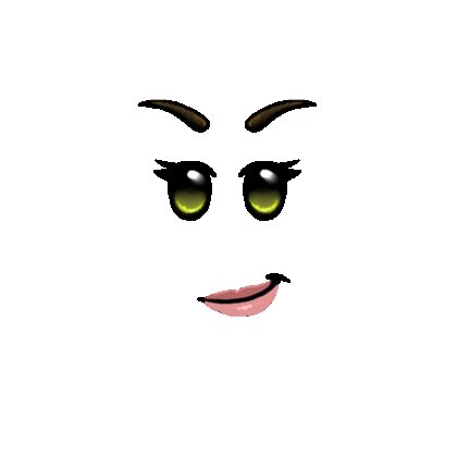 Лицо из РОБЛОКСА женское