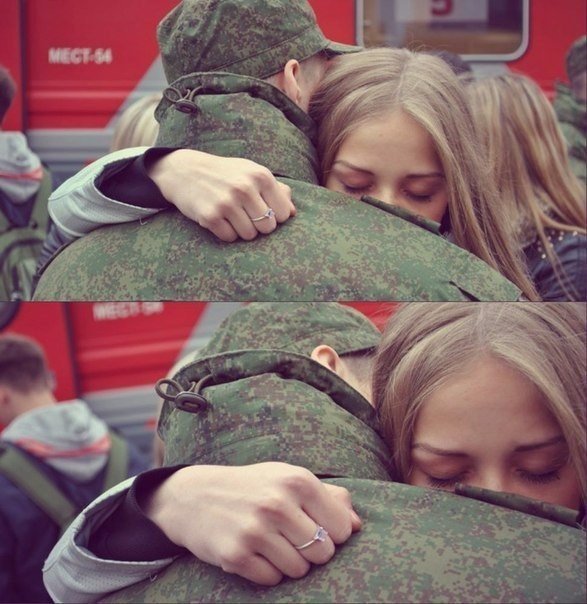 Армия девушка ждет парня