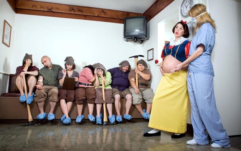 Белоснежка и семь гномов прикол