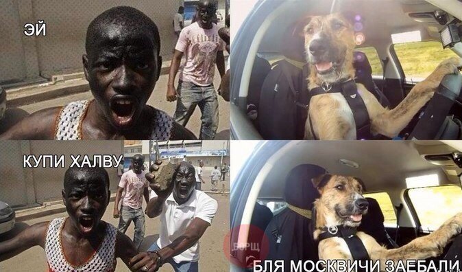 Смешные мемы про негров