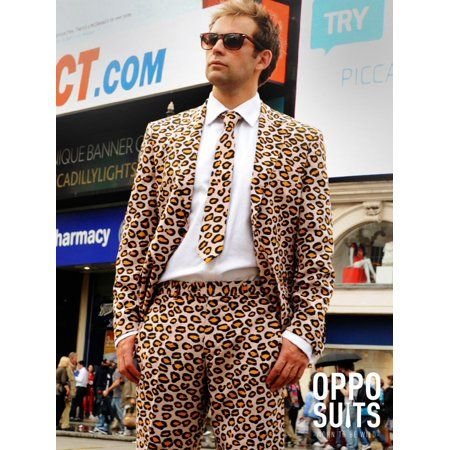 Леопардовый костюм мужской