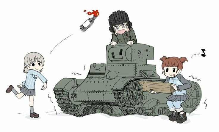 Girls und Panzer финны