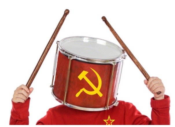 Человек с барабаном