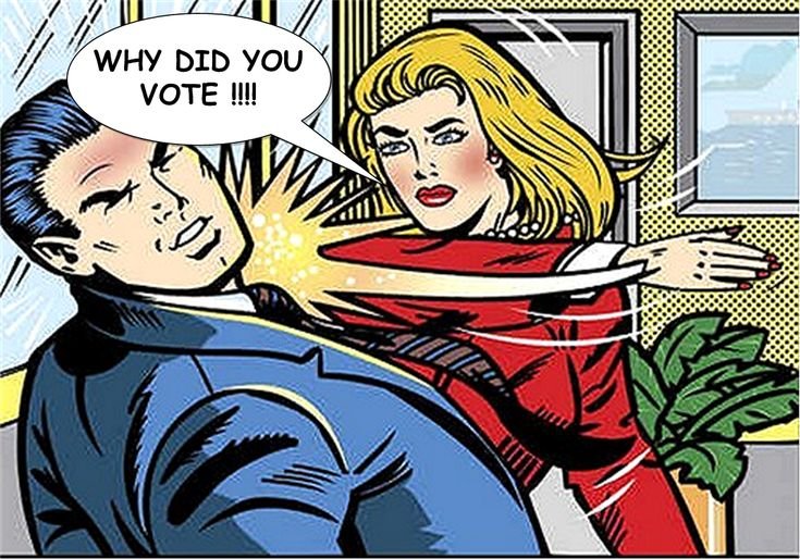 Пощечина комикс